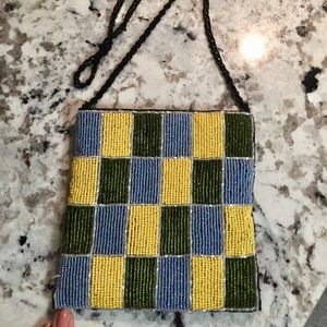 Barse Elegant beaded long mini purse